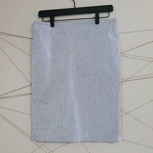 Black & White Striped Jones New York Skirt